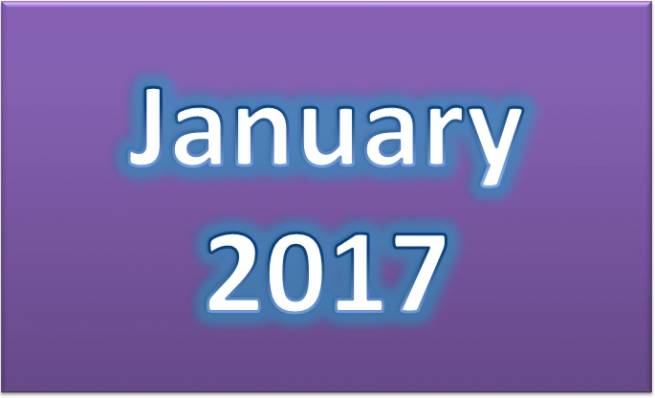 تقویم بازیهای ماه ژانویه 2017 (دی - بهمن)