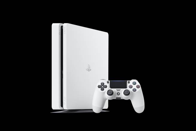 کنسول اسلیم PS4 به رنگ سفید یخچالی