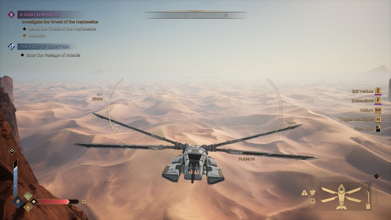 Deep desert dunes