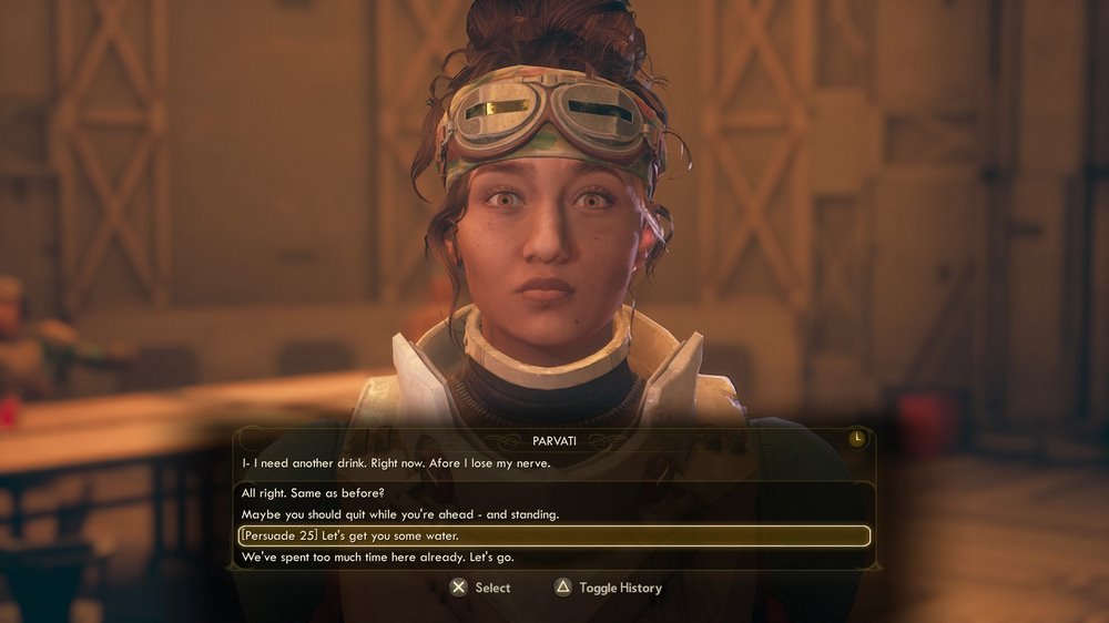 the outer worlds parvati drinking Copy