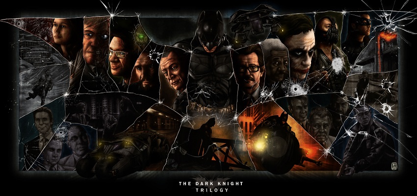 the dark knight trilogy fan art