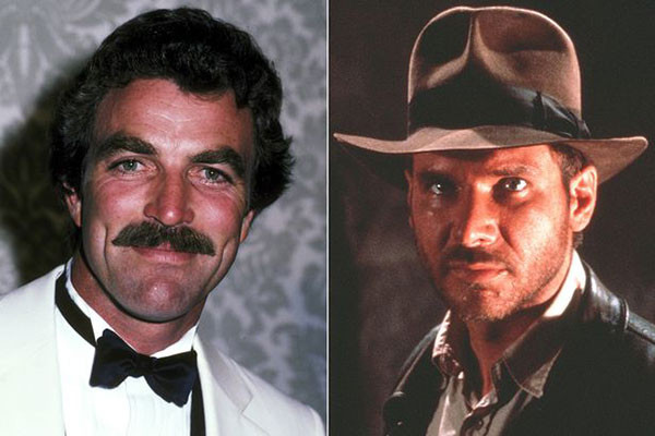 Tom Selleck and Harrison Ford