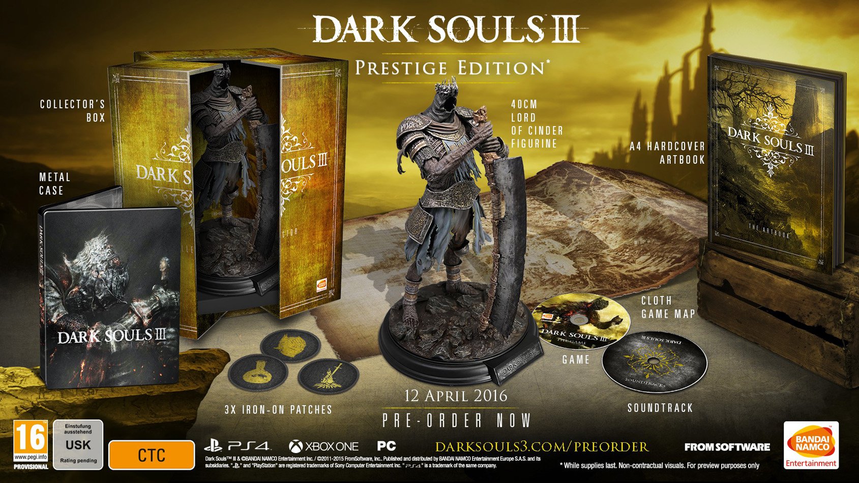 نسخه ی Collectors Edition بازی Dark souls 3