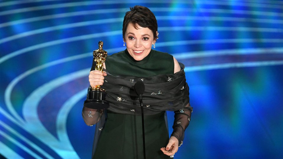 olivia colman accepts the actress in a leading role award for the favourite onstage during the 91st annual academy awards oscars 2019 h 2019