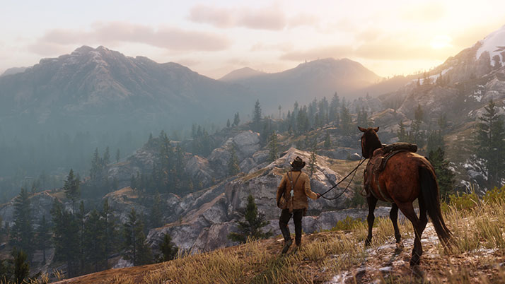 Red dead Redemption 2 mountains