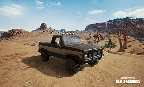 pubg pickup truck desert map 1