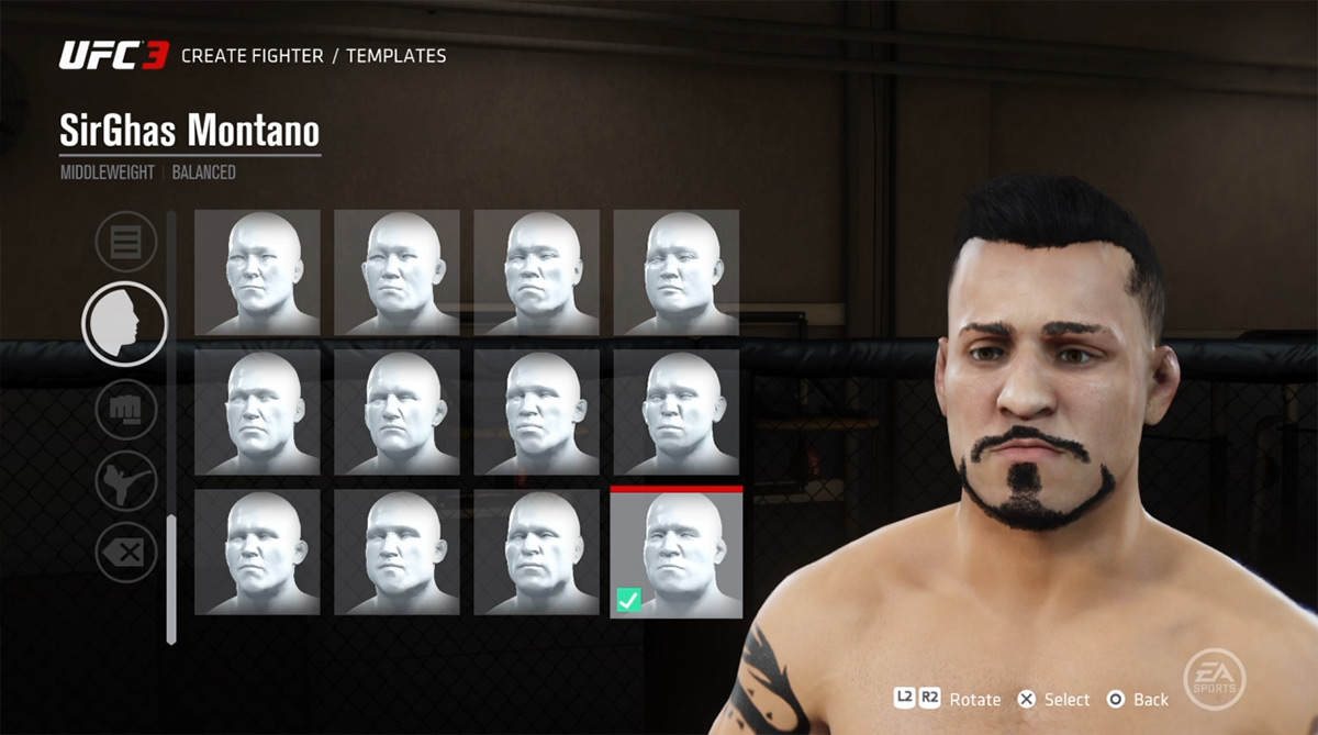 UFC 3 Review Screenshot 2 Creating Fighters