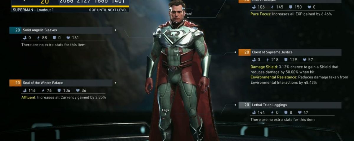 injustice 2 devs explain how the games unusual gear system actually works