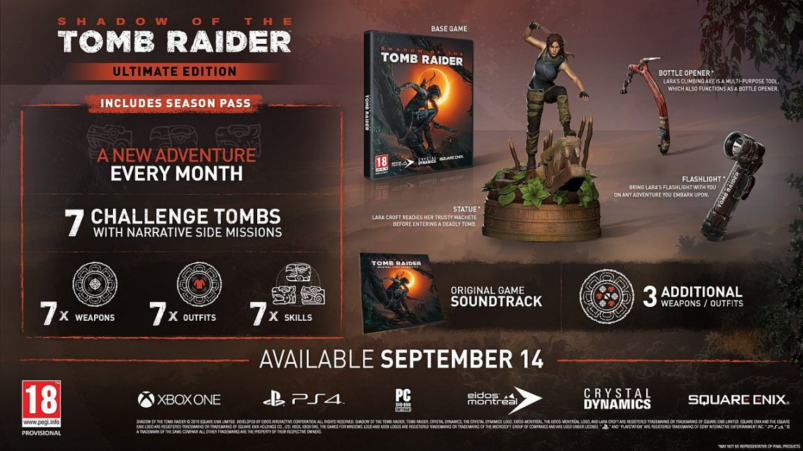 shadow of the tomb raider ultimate Edition 1152x648