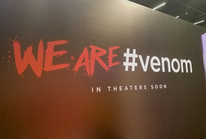Venom movie slogan