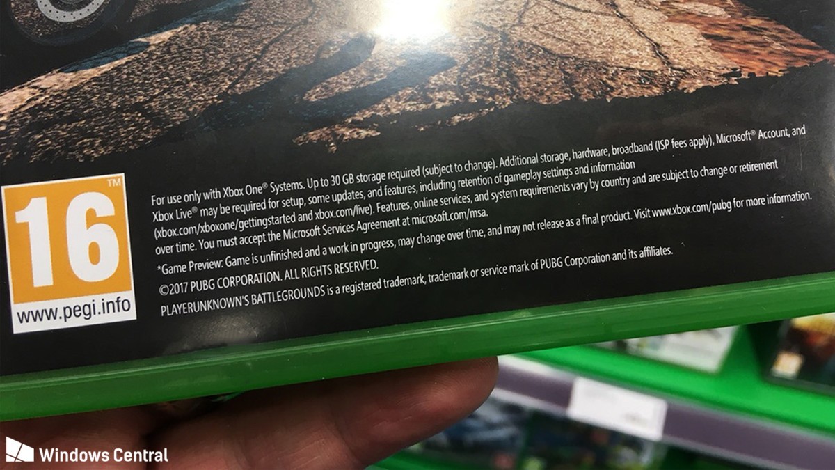نسخه Xbox One بازی PUBG به بیش از 30 گیگابایت فضا نیاز دارد