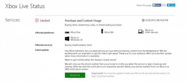 مشکلات آنلاین Xbox  در رابطه با Xbox One ، Xbox 360 ، ویندوز10
