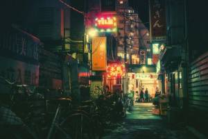 عکس های  زیبا از خیابانهای توکیو به سبک انیمه