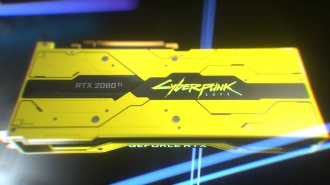 Nvidia از کارت گرافیک RTX 2080 Ti با ظاهر Cyberpunk رونمایی کرد