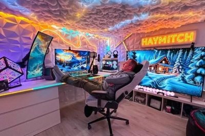 طراحی اتاق گیمینگ ساده؛ از انتخاب میز و نور تا دکور اقتصادی