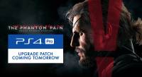 به‌روزرسان PS4 Pro بازی Metal Gear Solid 5: The Phantom Pain بزودی منتشر خواهد شد