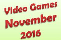 تقویم بازیهای ماه نوامبر 2016 (آبان – آذر 1395)