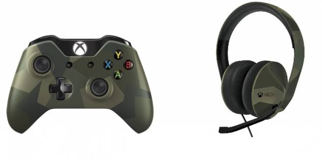 عرضه ی کنترلر و هد ست طرح ارتشی برای کنسول Xbox one