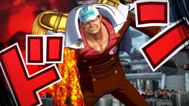 تریلر نمایش کاراکتر Akainu در بازی One Piece: Burning Blood
