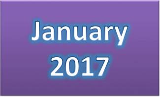 تقویم بازیهای ماه ژانویه 2017 (دی - بهمن)