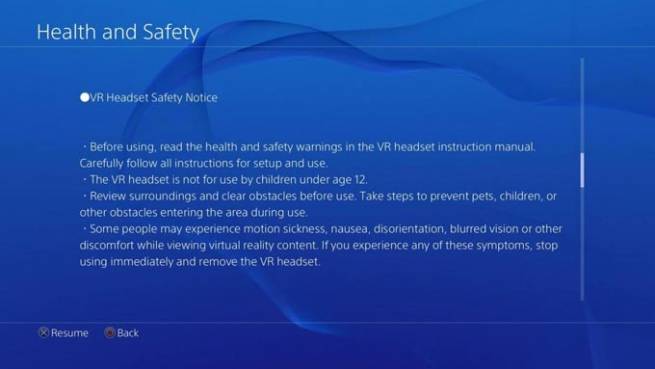 ممنوعیت استفاده از PS VR برای  استفاده از بچه های زیر 12 سال