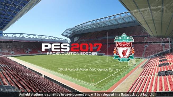 اعلام همکاری PES 2017 با باشگاه Liverpool